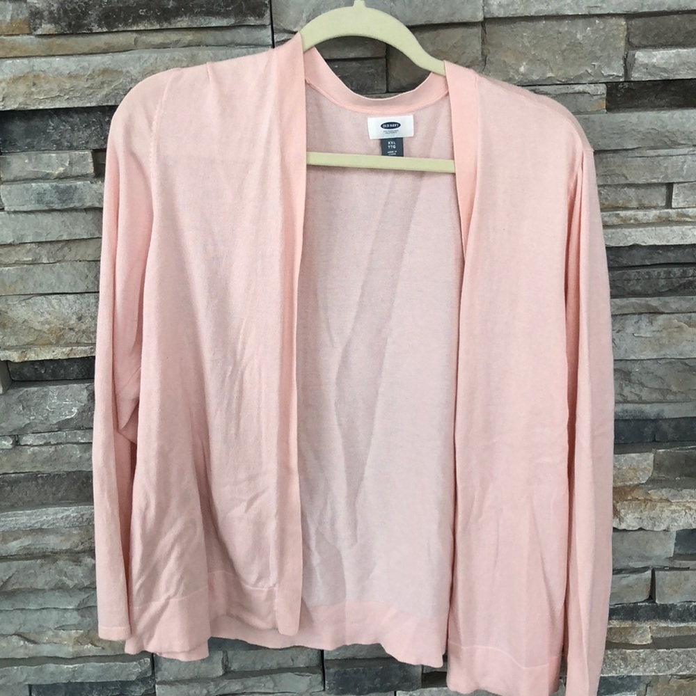 Old navy light pink cardigan!